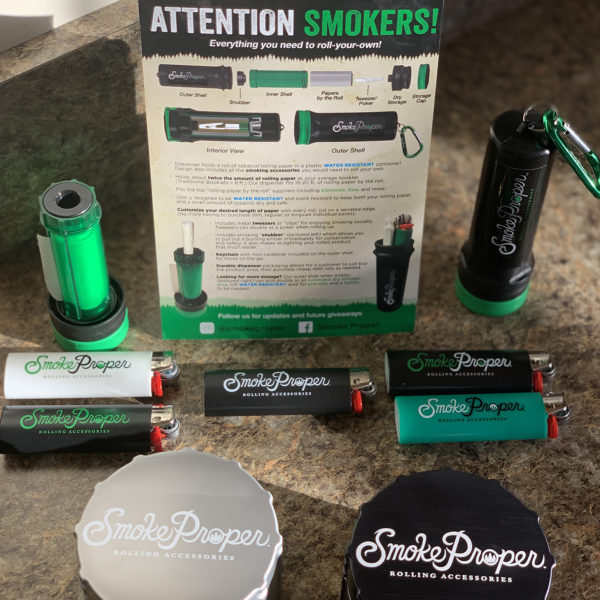 Smoke Proper grinder with rolling kit